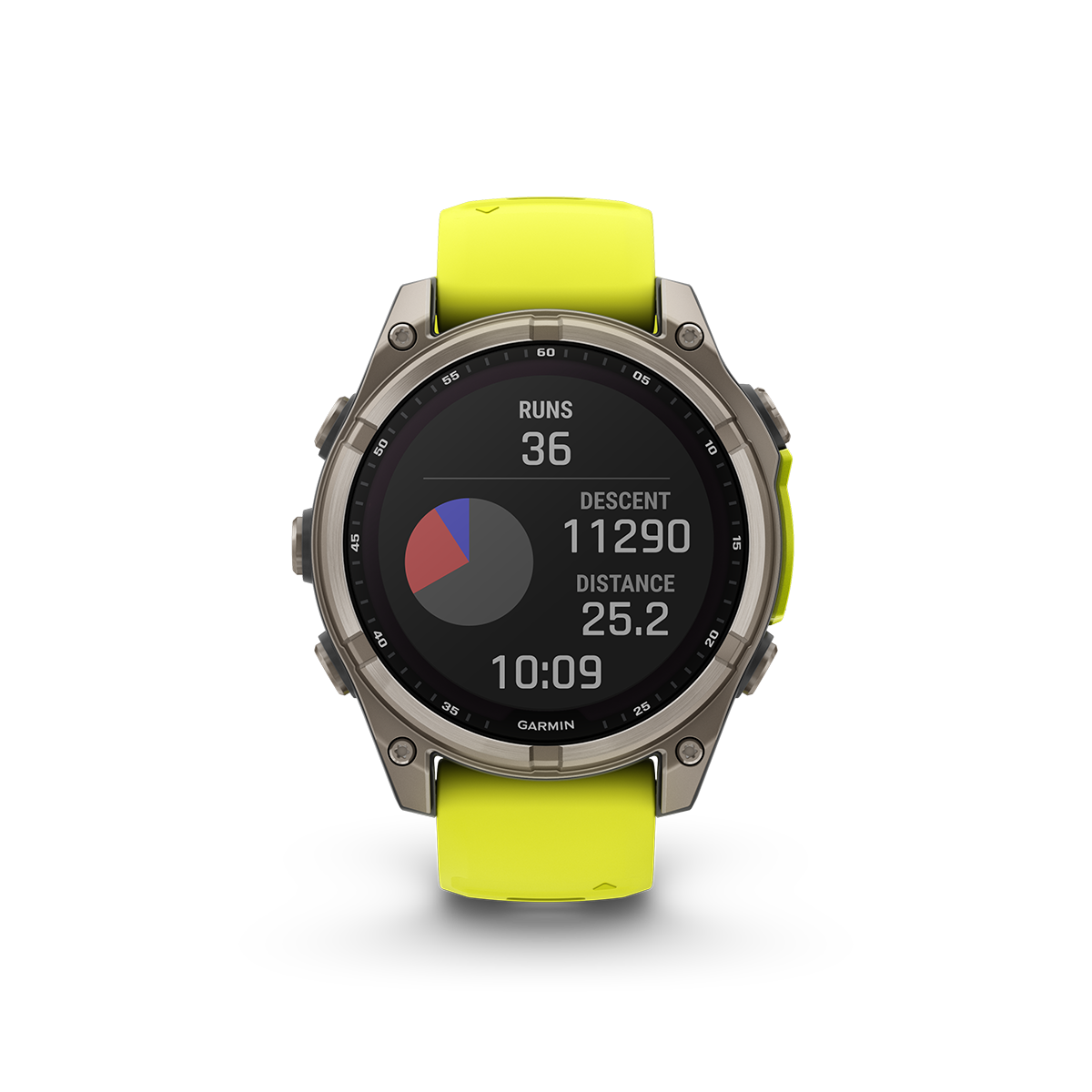 Garmin fenix 8 solar 47mm titanium ski difficulty