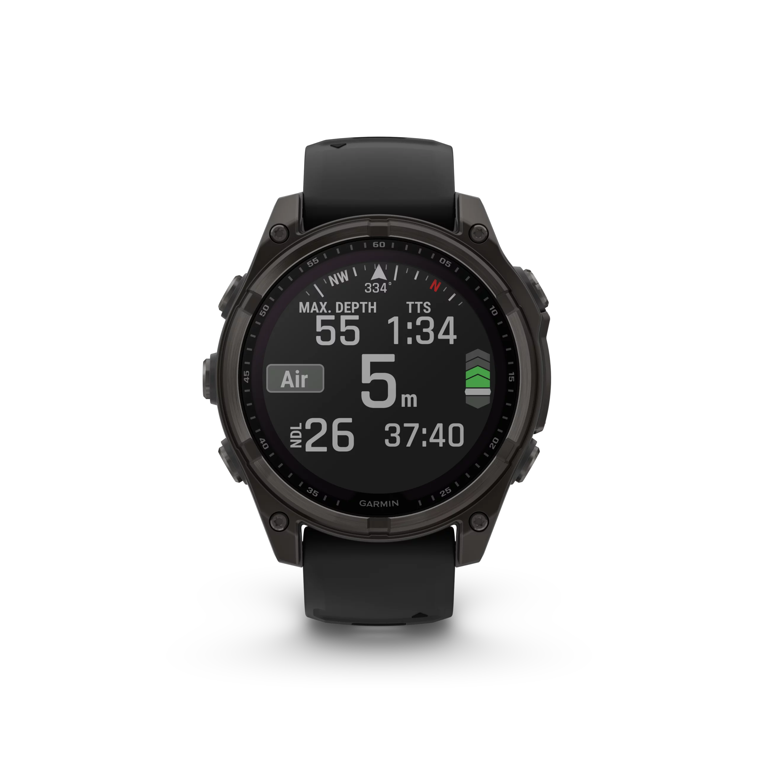 Garmin fenix 8 solar 47mm carbon grey dive