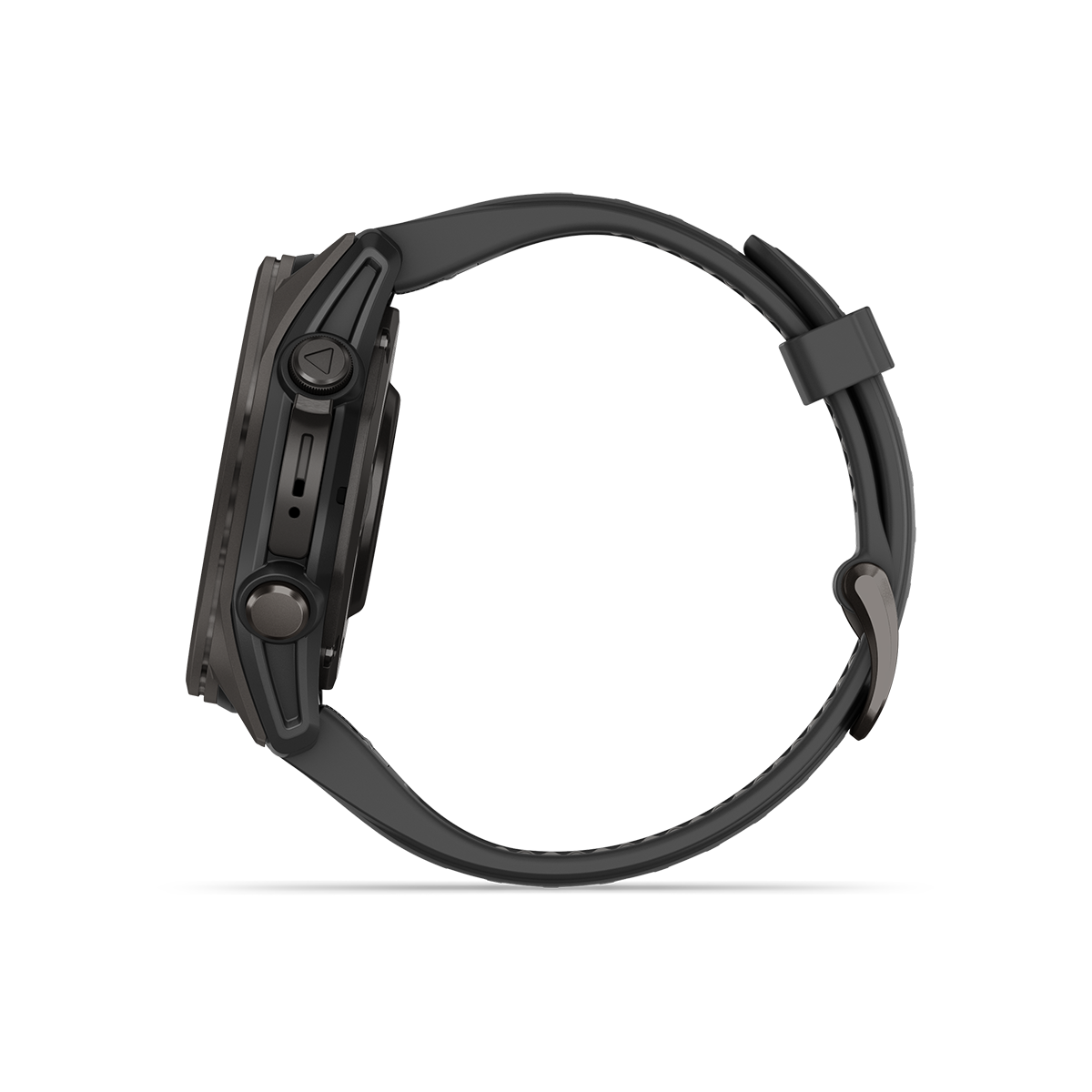 Garmin fenix 8 43mm carbon black left side