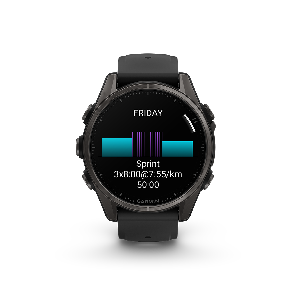 Garmin fenix 8 43mm carbon black dsw metric