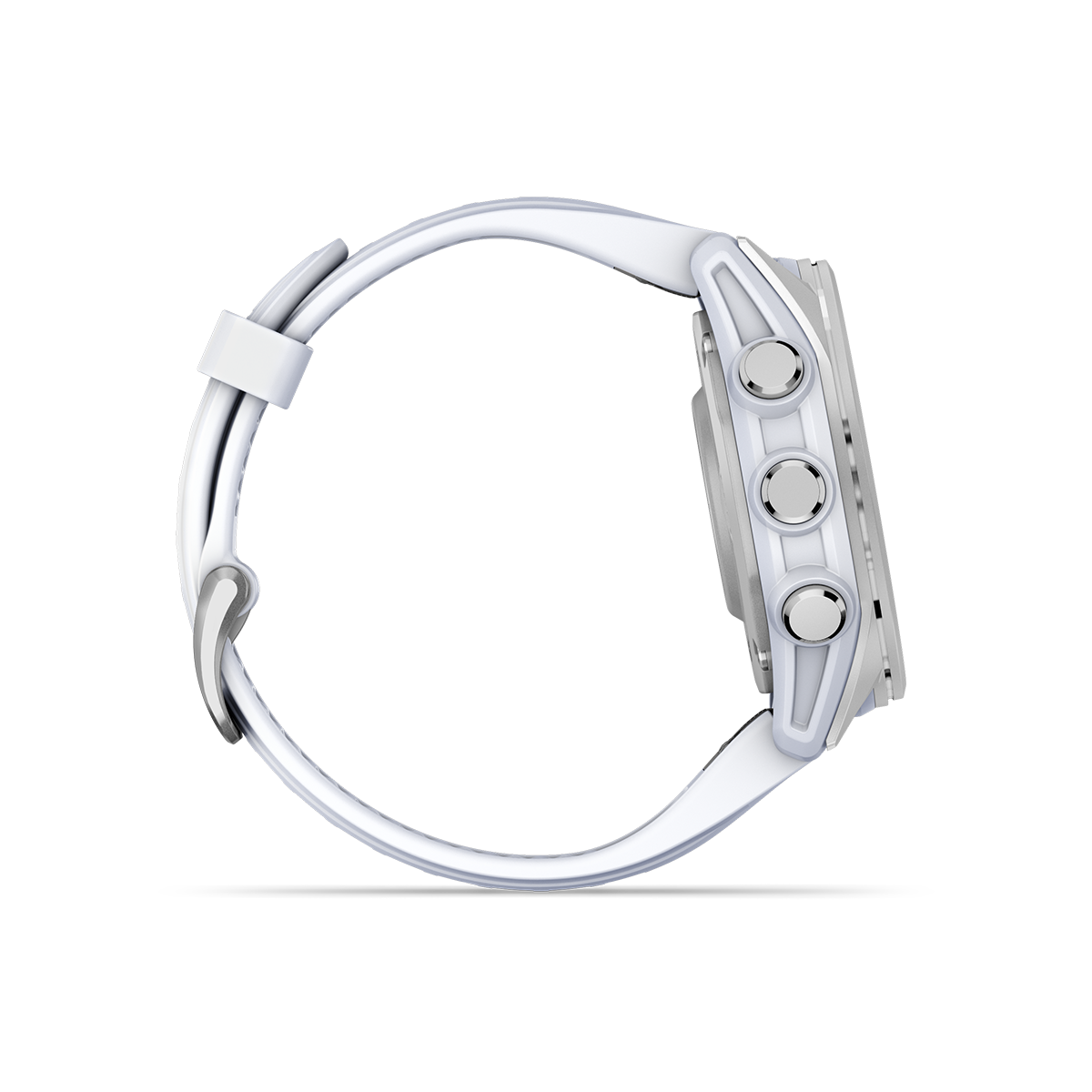 Garmin fenix 8 43mm silver right side