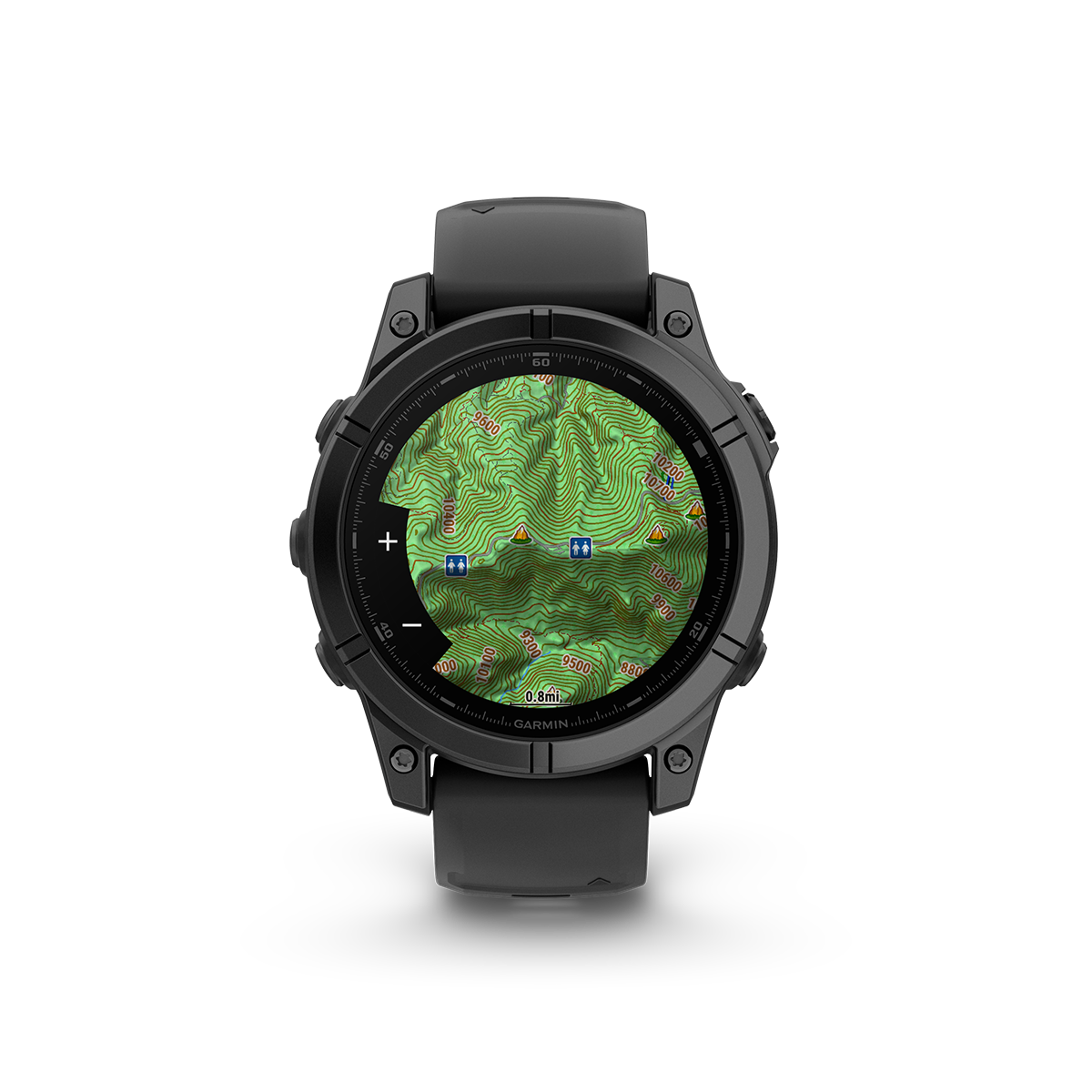 Garmin fenix E carbon map