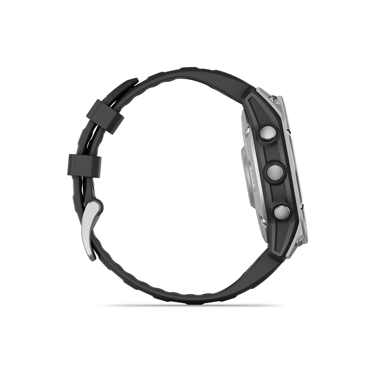 Garmin fenix E steel right side