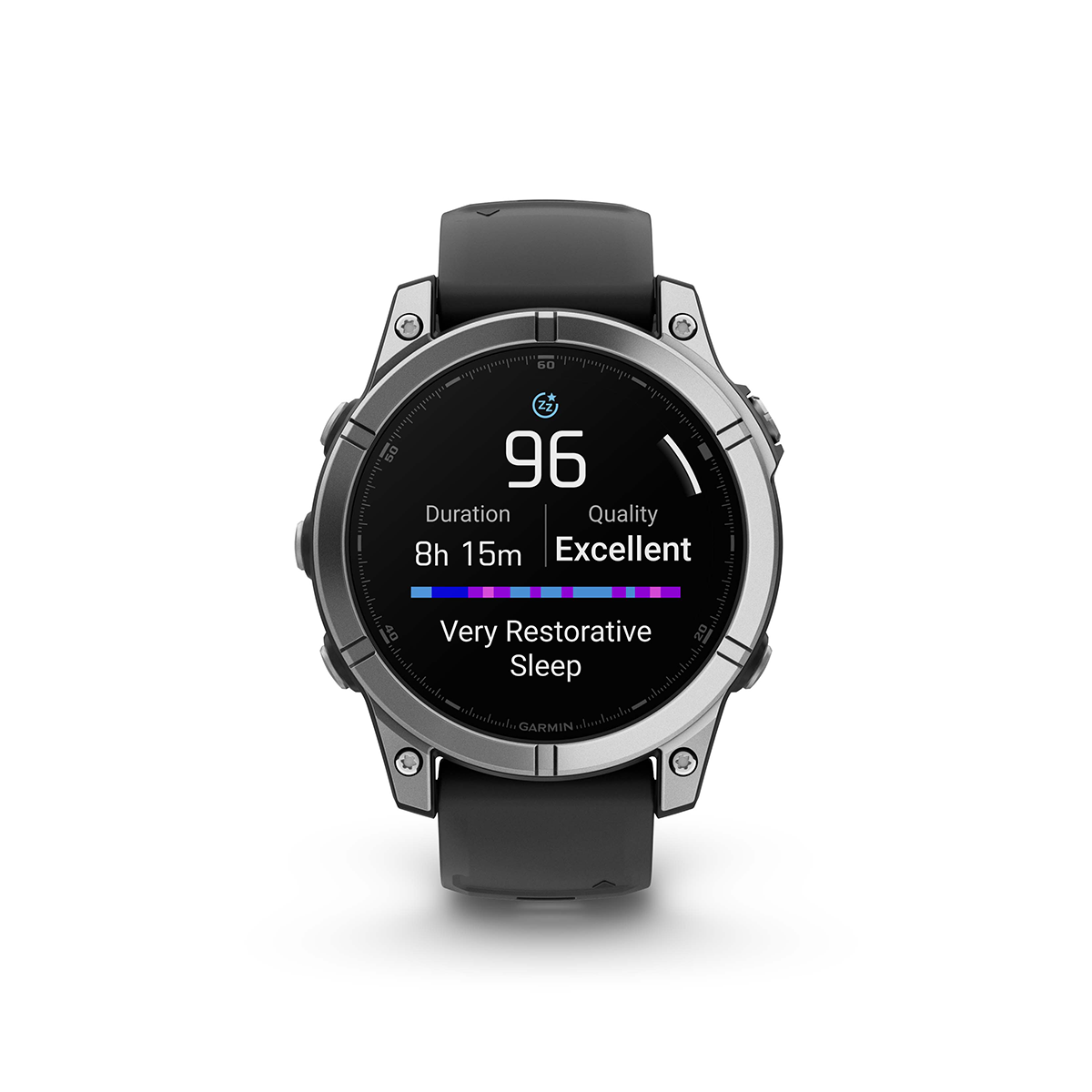 Garmin fenix E steel sleep tracking