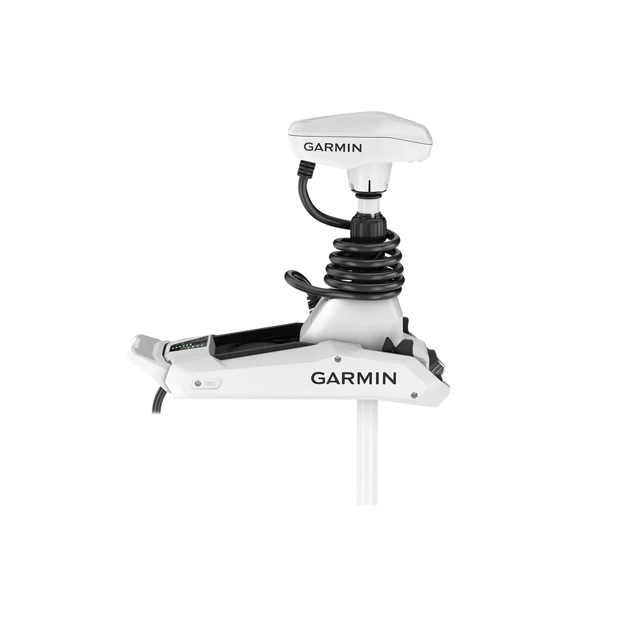 Garmin Force Kraken Trolling Motor in white, top