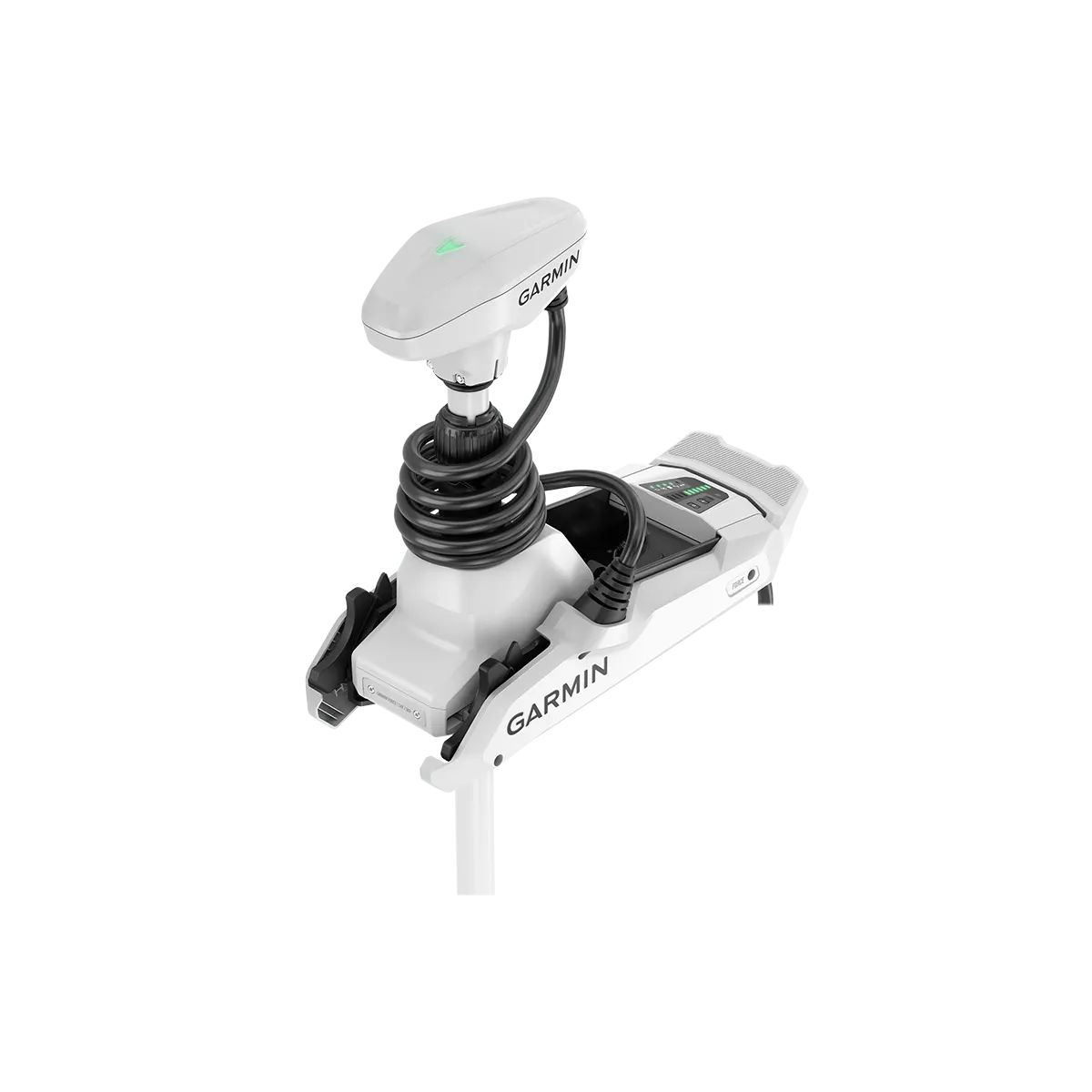 Garmin Force Kraken Trolling Motor in white, top