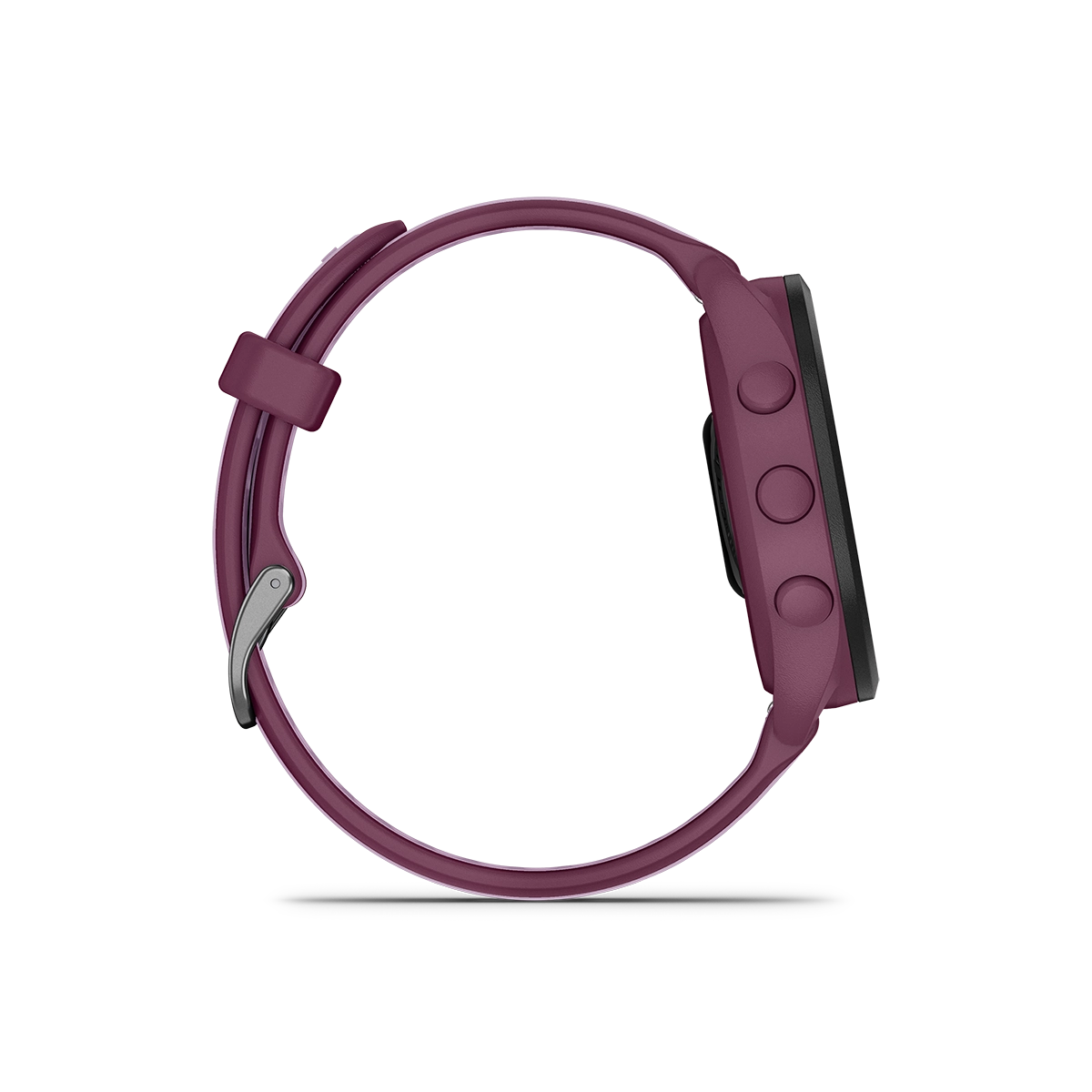 Garmin Forerunner 165 in berry right view