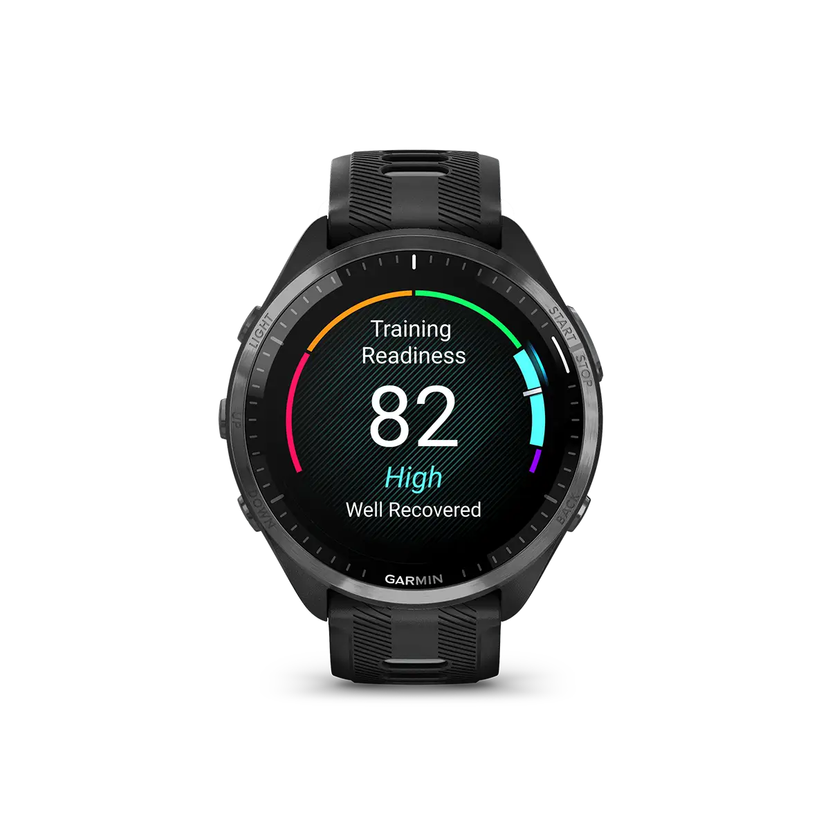 Garmin Forerunner 965 in black with Training Readiness screen