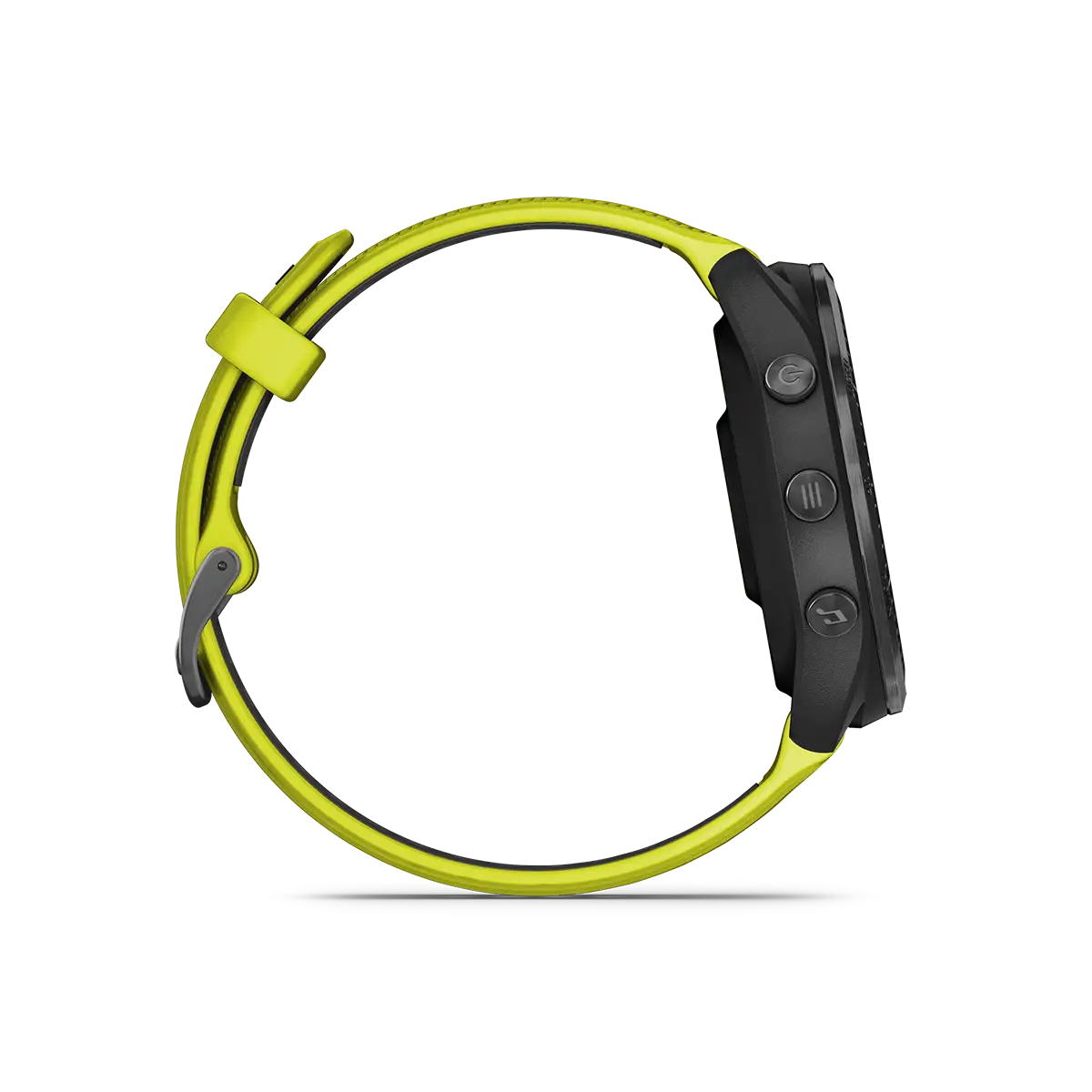 Garmin Forerunner 965 in yellow right side with buttons
