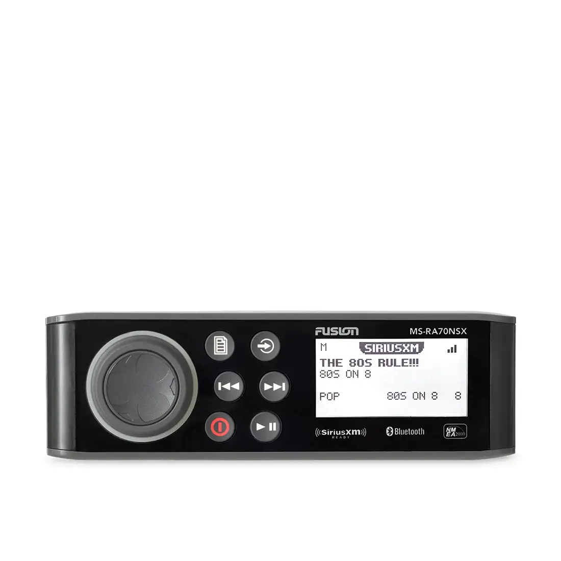 Fusion RA70NSX marine stereo front view