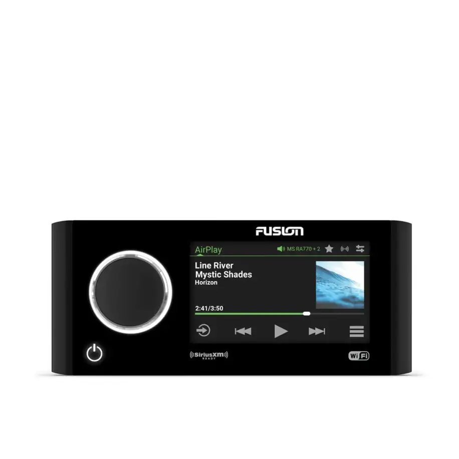 Fusion Apollo MS-RA770 Marine Stereo with Wi-Fi front view