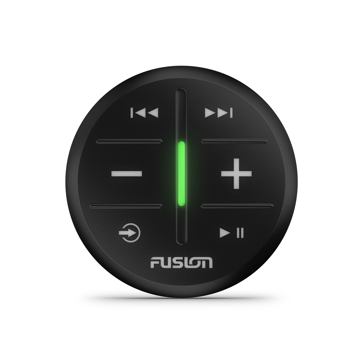Garmin Fusion ARX Wireless Remote in black lit up