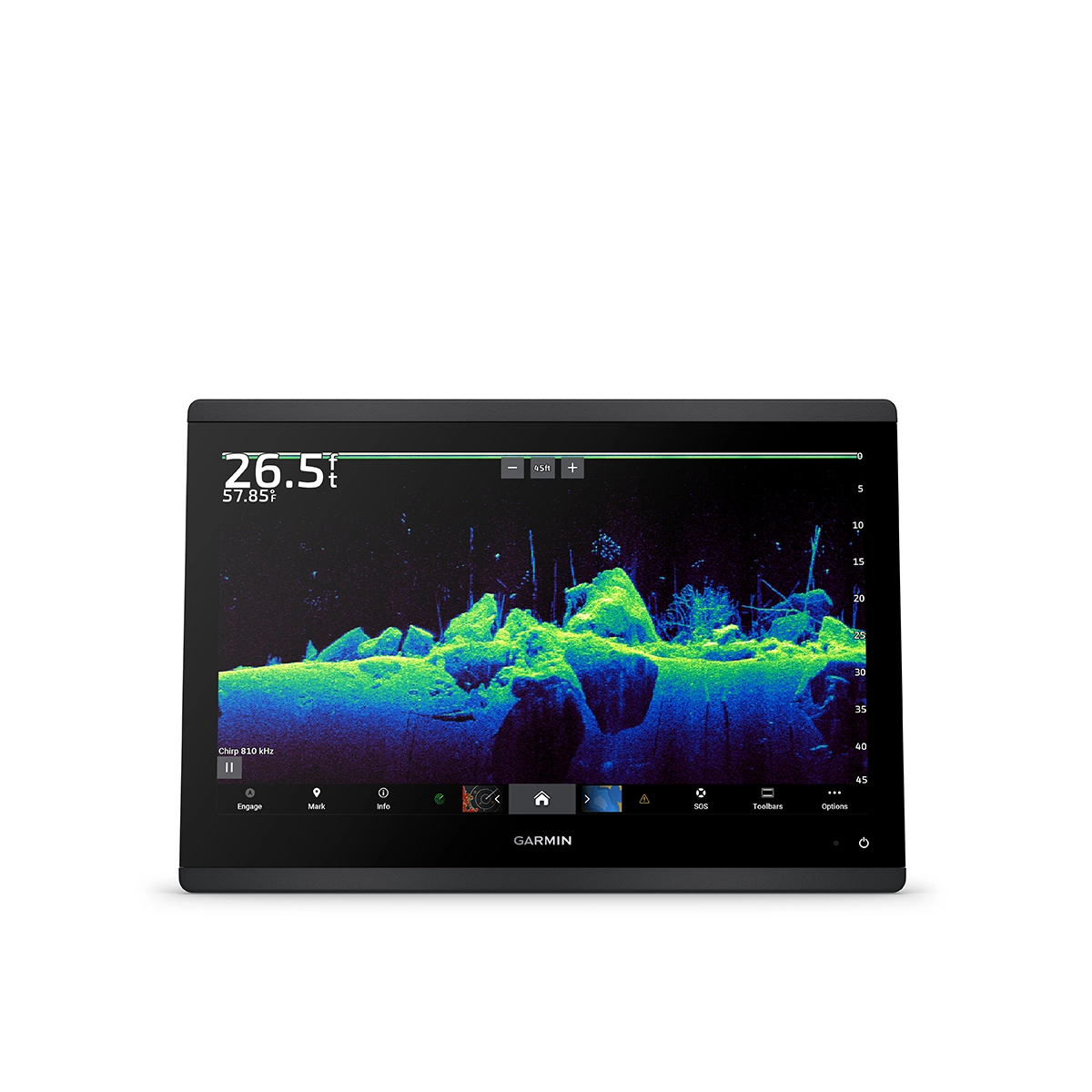 Garmin GPSMAP 16x3 Series full screen clearvu