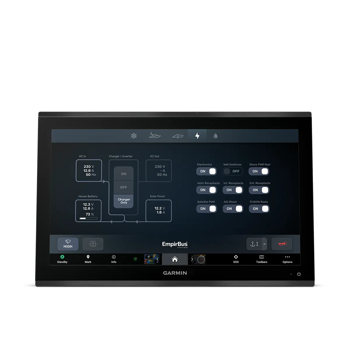 Garmin GPSMAP 9022 9222 menu