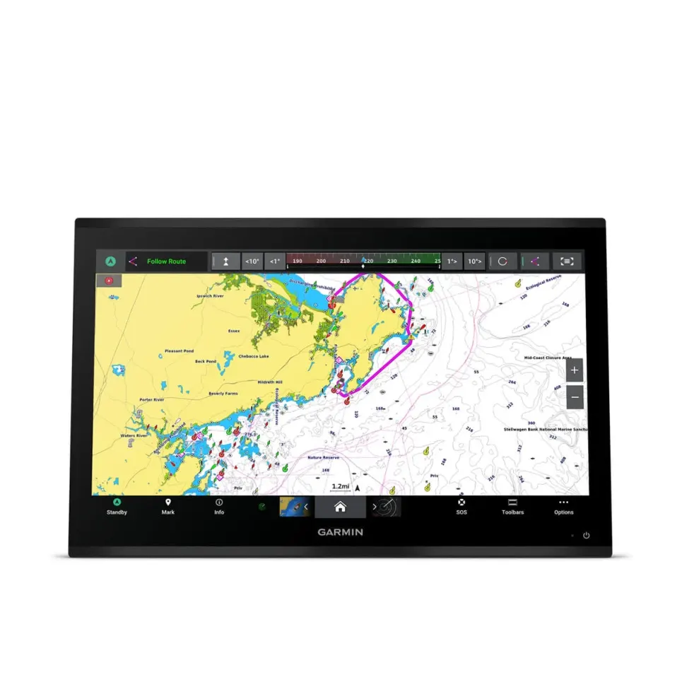 Garmin GPSMAP 2024 2224 map screen