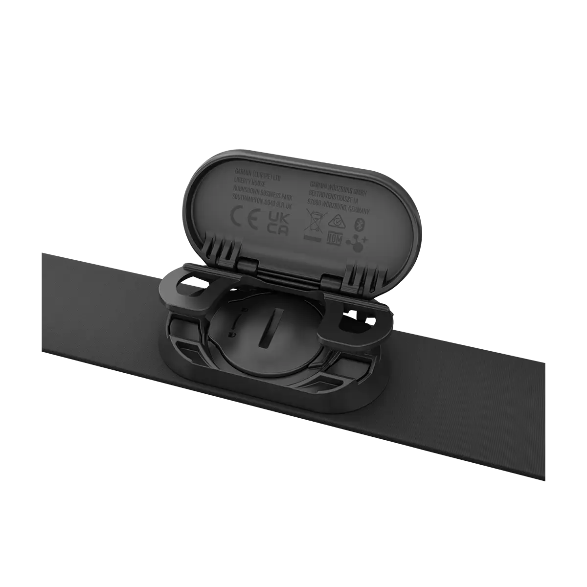 Garmin HRM-Fit clip open closeup