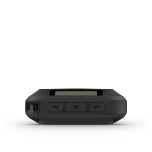 Garmin inReach Messenger laying down with screen and buttons showing
