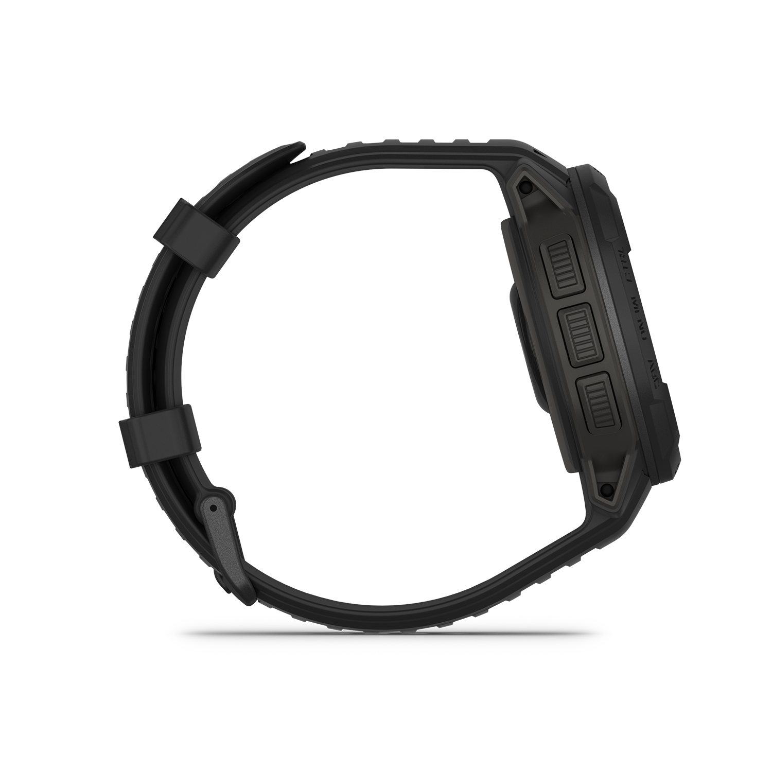 Garmin Instinct Crossover Solar - Tactical Edition right side with buttons