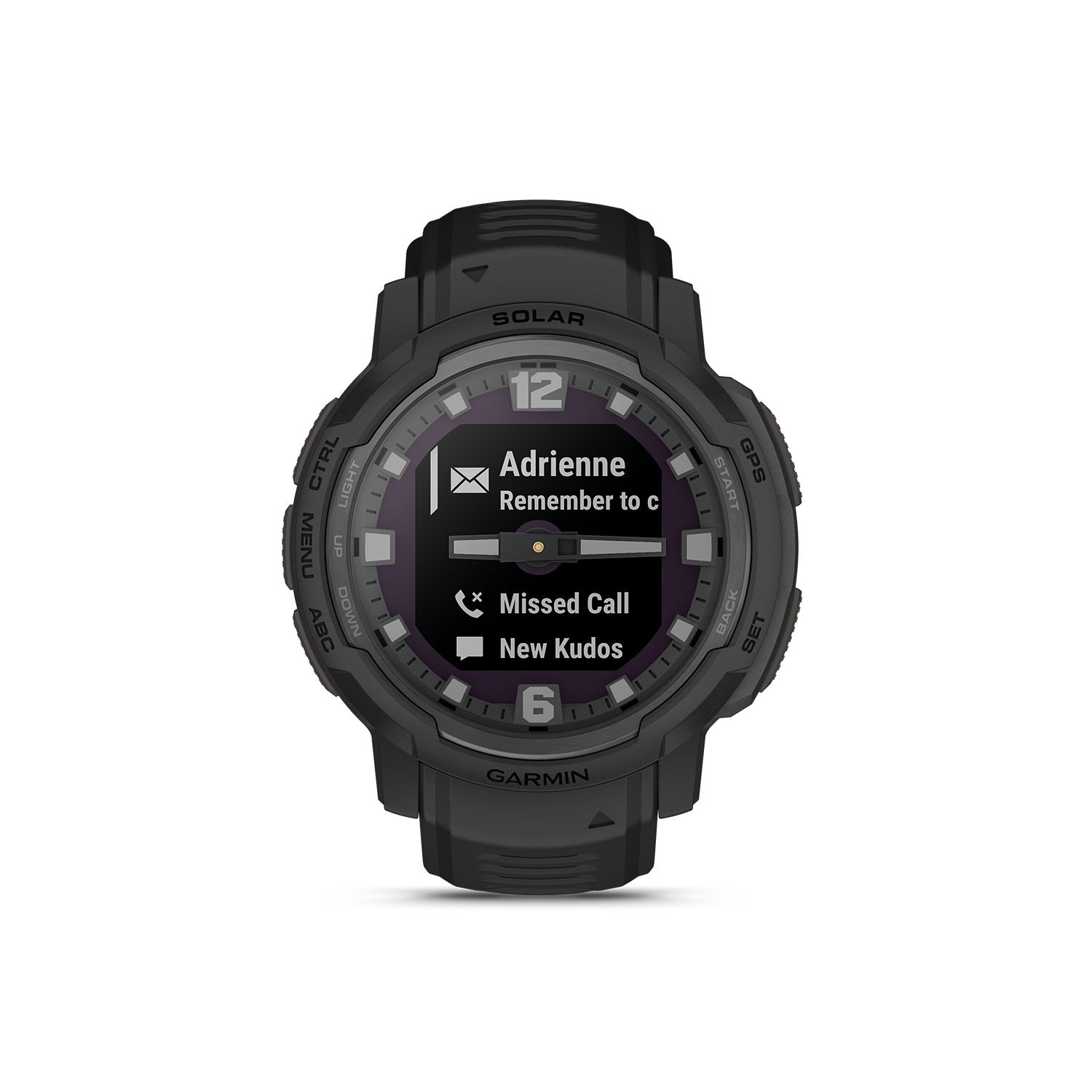 Garmin Instinct Crossover Solar - Tactical Edition missed call