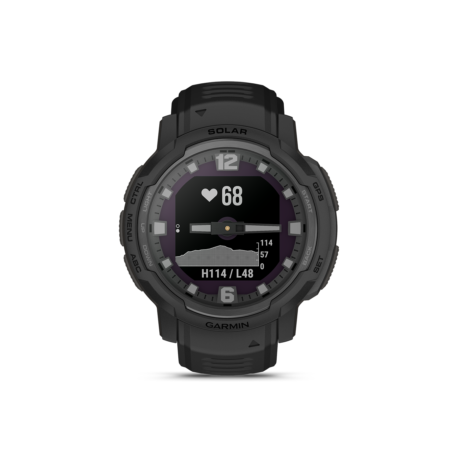 Garmin Instinct Crossover Solar - Tactical Edition heart rate