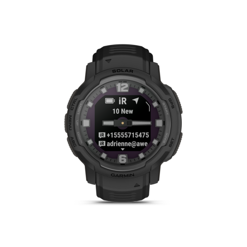 Garmin Instinct Crossover Solar - Tactical Edition messages screen
