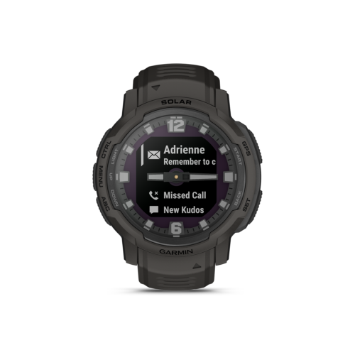 Garmin Instinct Crossover Solar in graphite messages