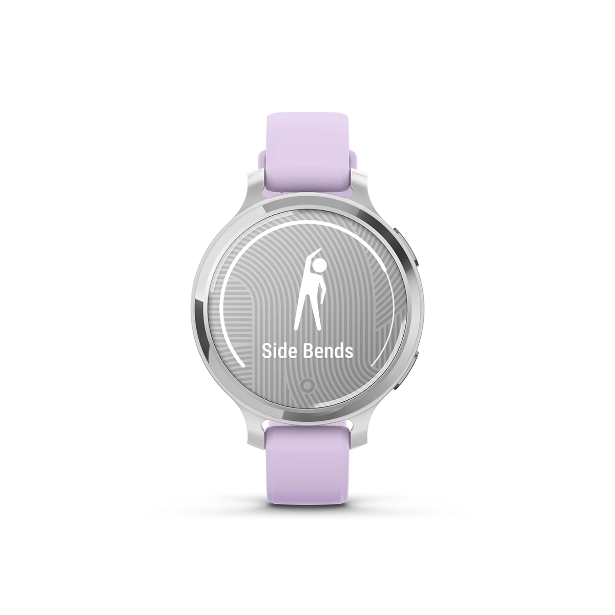 Garmin Lily 2 Active in Lunar Gold with Silver with Purple Jasmine Silicone Band move alert