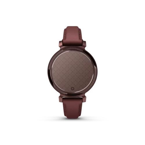 Garmin Lily 2 Classic Dark Bronze with Mulberry Leather Band blank screen