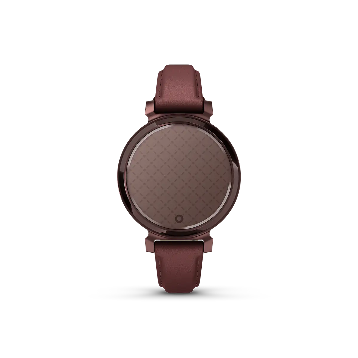 Garmin Lily 2 Classic Dark Bronze with Mulberry Leather Band blank screen