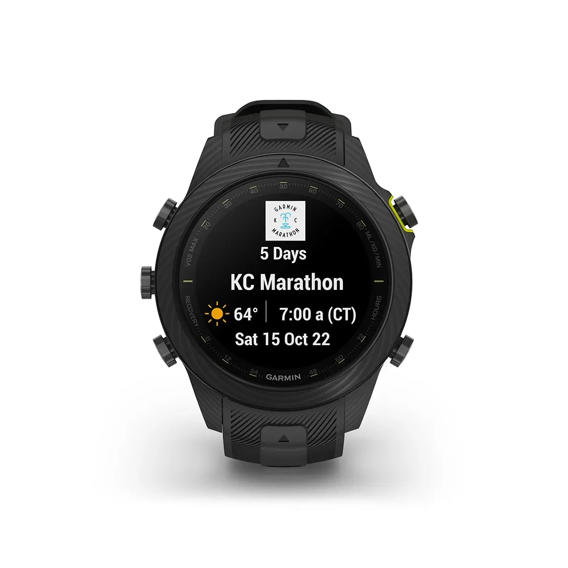 Garmin MARQ Athlete (Gen 2) - Carbon Edition - race widget
