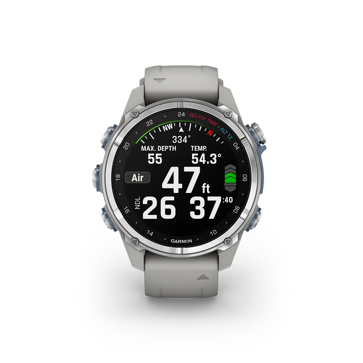 Garmin Descent Mk3 - large number mode