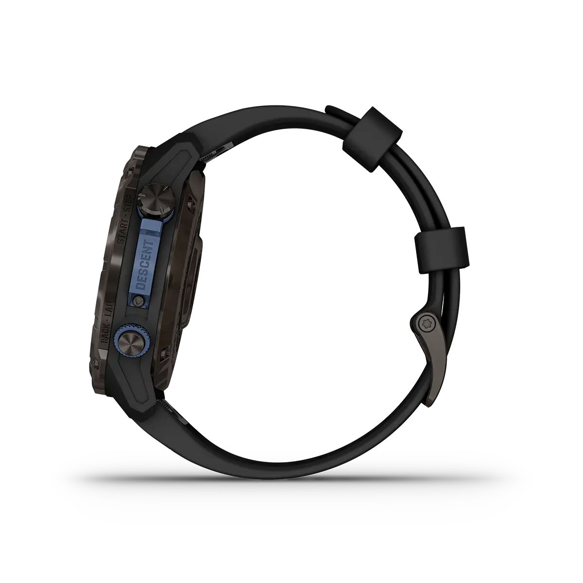Garmin Descent Mk3i 51mm - black - left side of buttons