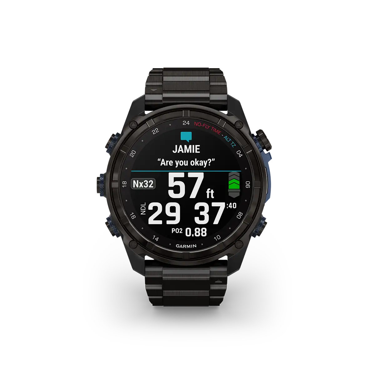 Garmin Descent Mk3i 51mm - titanium - large numbers