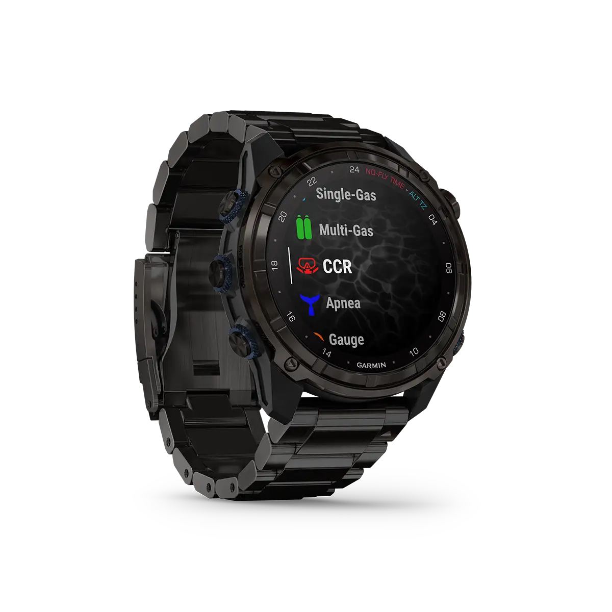 Garmin Descent Mk3i 51mm - titanium - right angled view