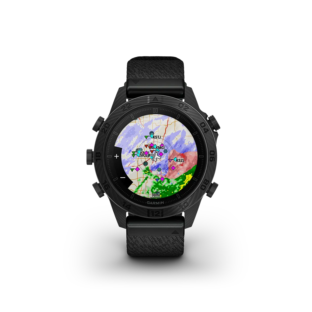 Garmin MARQ Commander (Gen 2) - Carbon Edition - NEXRAD weather