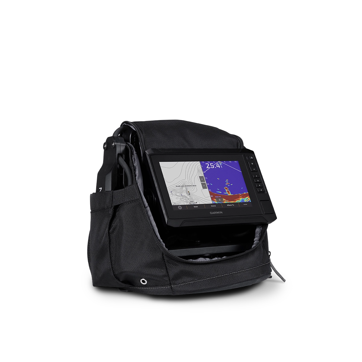 Garmin Panoptix PS22-IF Ice Fishing Bundle right side view