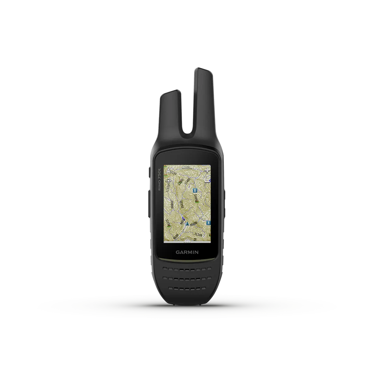 Garmin Rino 750t topo map screen