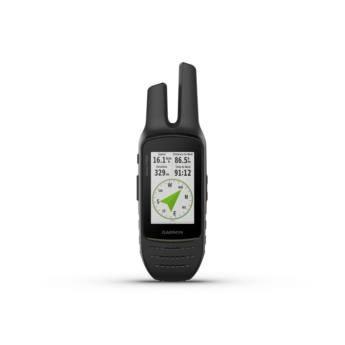 Garmin Rino 750t compass screen