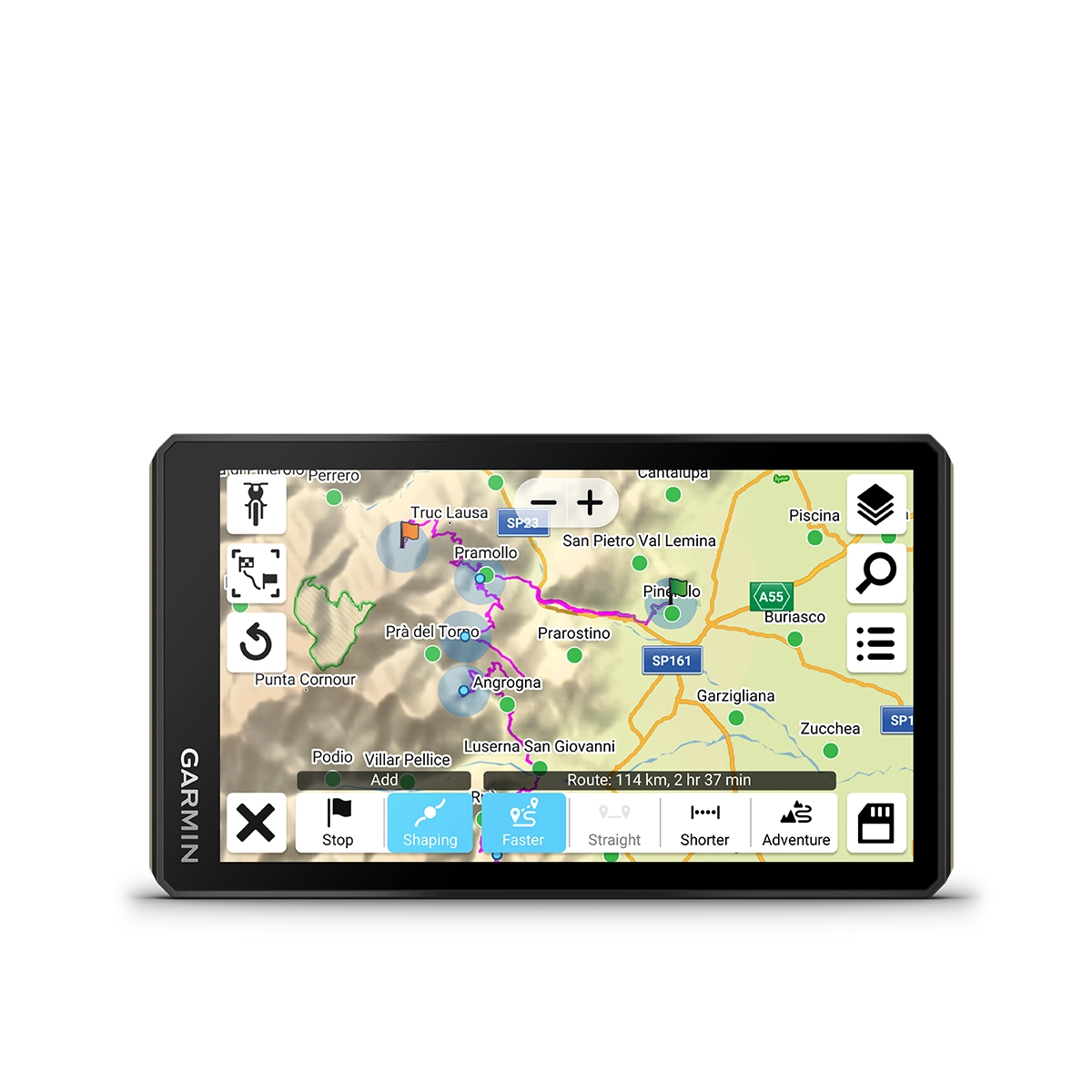 Garmin Tread 2 with easy route planner