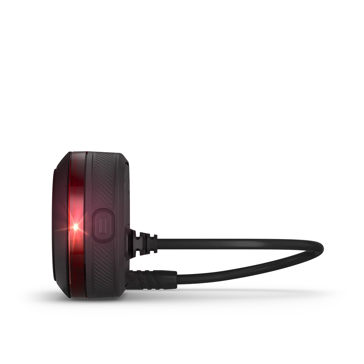 Garmin Varia eRTL615 side view with power button