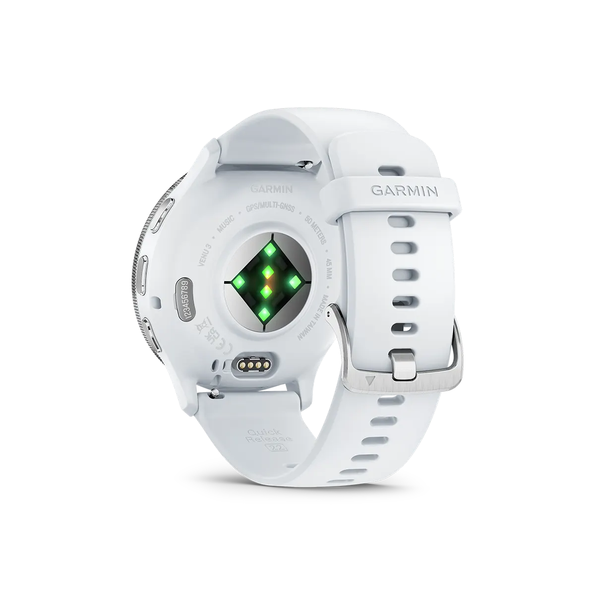 Garmin Venu 3 in white back view