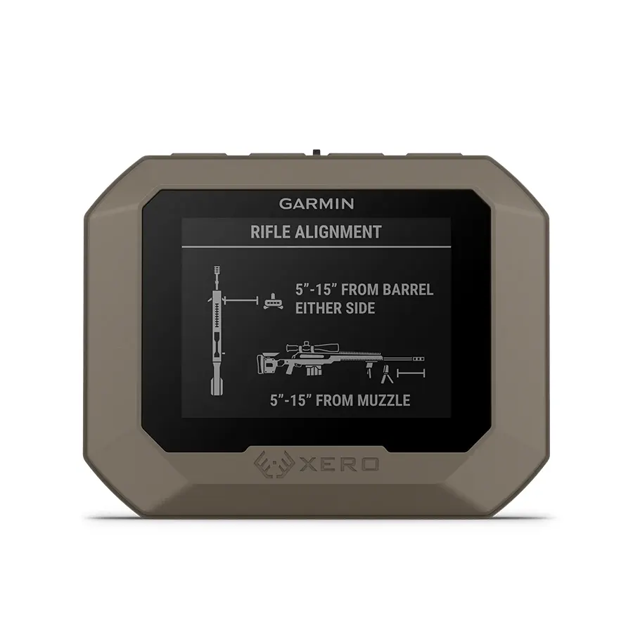 Garmin Xero C1 Pro chronograph rifle alignment metrics