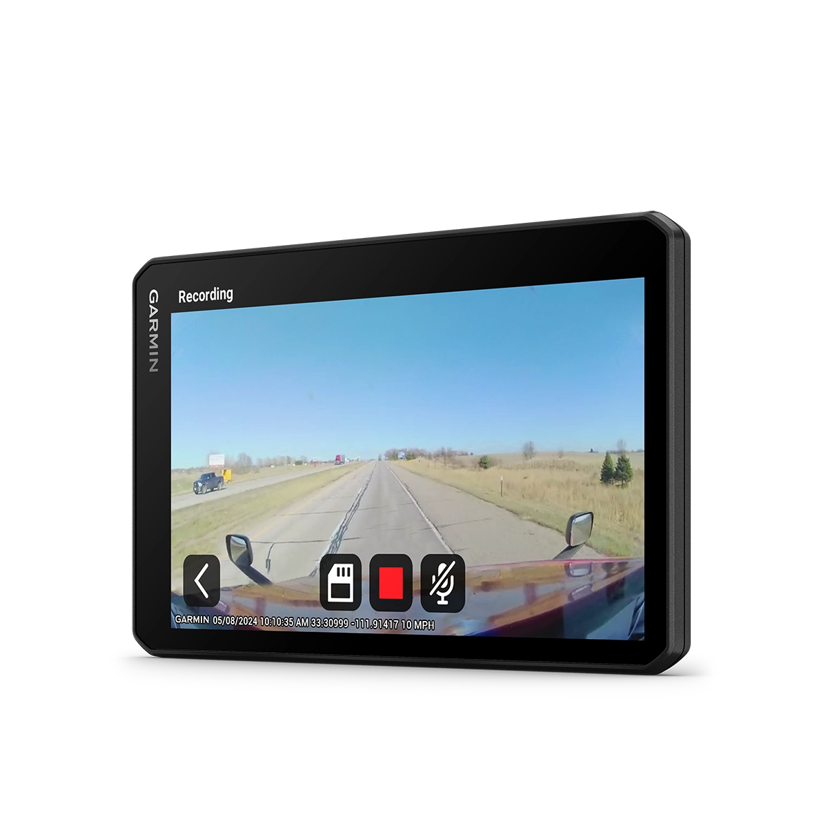 Garmin dezlCam OTR725 camera screen