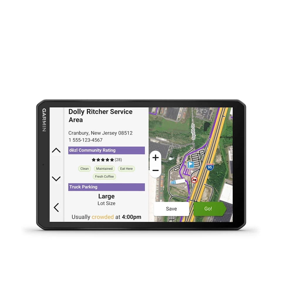 Garmin dezl OTR820 community parking detail