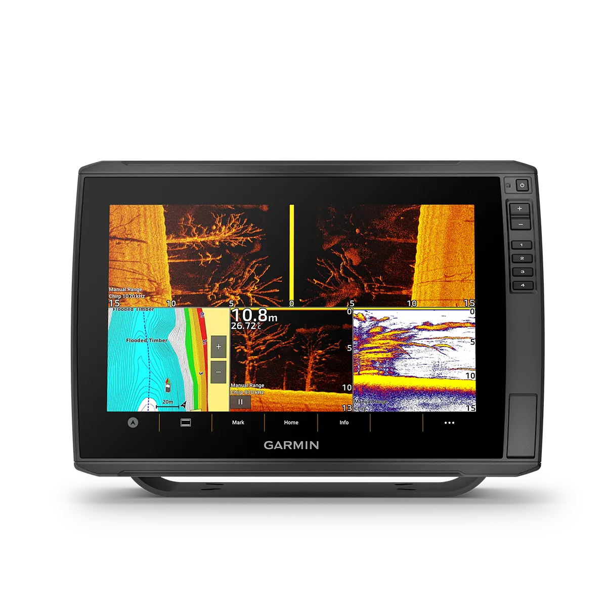 Garmin ECHOMAP Ultra 2 126sv chartplotter 12" split screen
