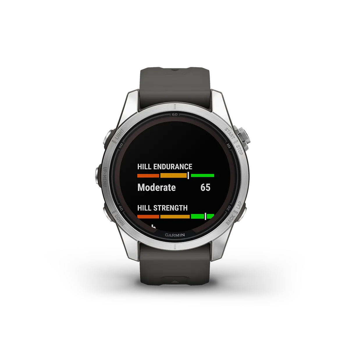 fenix 7S Pro Solar Edition in Silver with Graphite Band endurance