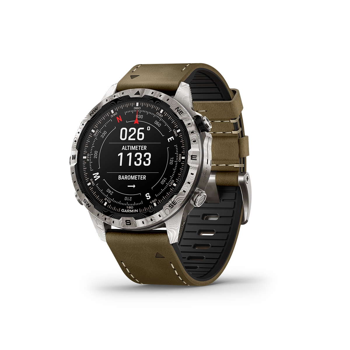 Garmin MARQ Adventurer (Gen 2) - Damascus Steel Edition abc sensors