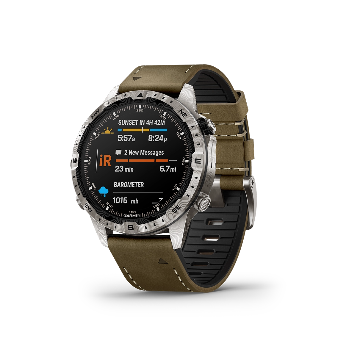 Garmin MARQ Adventurer (Gen 2) - Damascus Steel Edition inReach