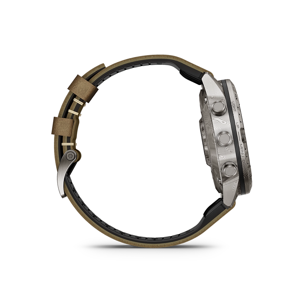 Garmin MARQ Adventurer (Gen 2) - Damascus Steel Edition right side