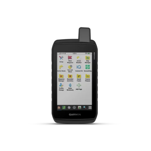 Garmin Montana 710 menu